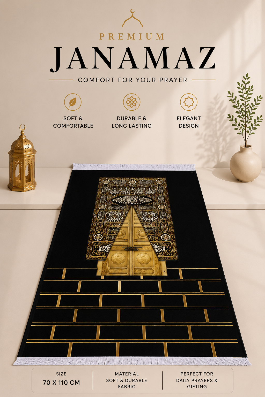 Silver Carpet Prayer Mat B8