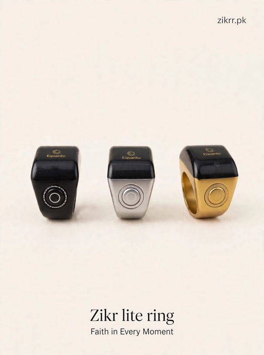 Equantu Smart Zikr Ring – Modern Digital Tasbih
