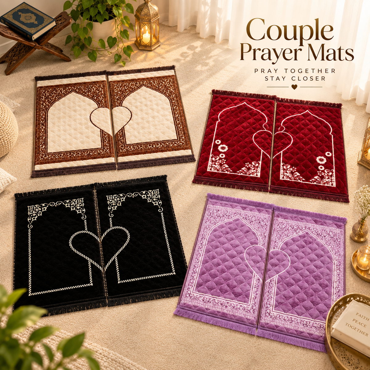 COUPLE PRAYER MATS