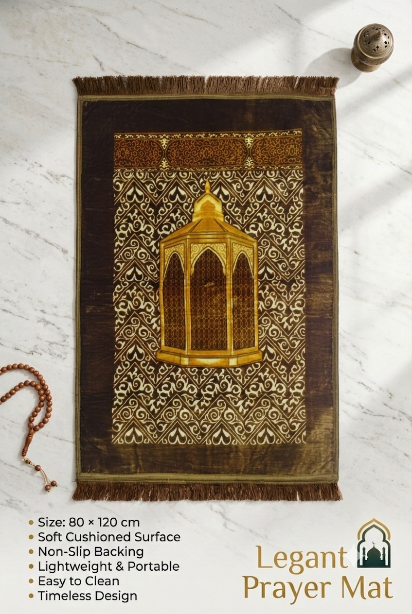 Legant Prayer Mat – Premium Comfort & Elegance | 80 × 120 cm