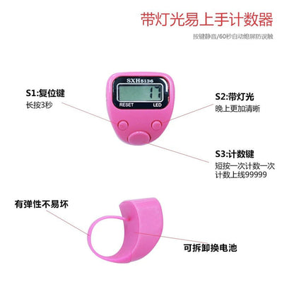 New Digital LED Finger Tally Counter