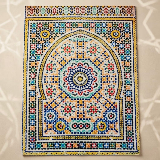 Silver Carpet Prayer Mat – Janamaz Sajadah | 70 x 110 cm