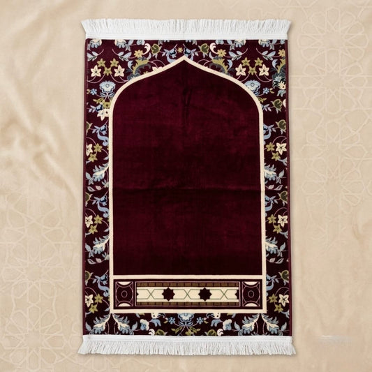 Silver Carpet Prayer Mat – Janamaz Sajadah | 70 x 110 cm