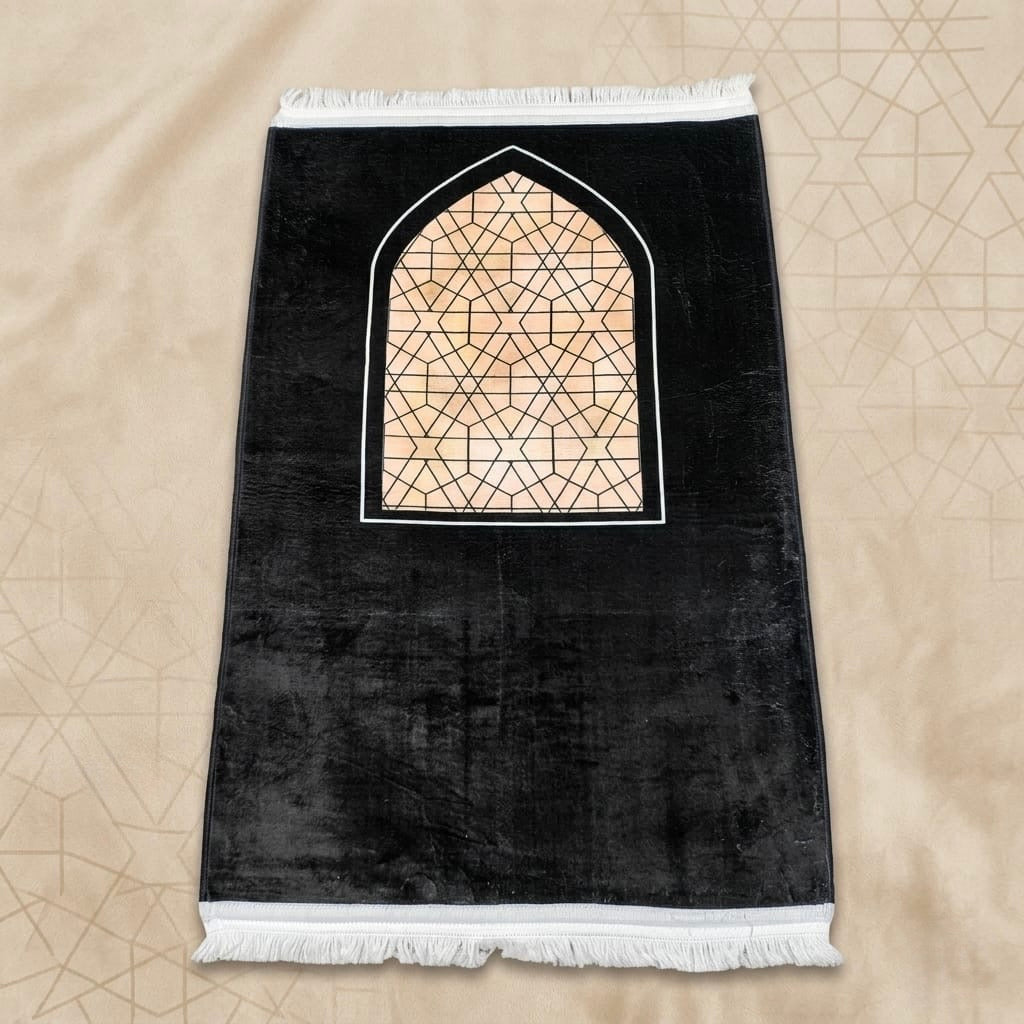 Silver Carpet Prayer Mat – Janamaz Sajadah | 70 x 110 cm