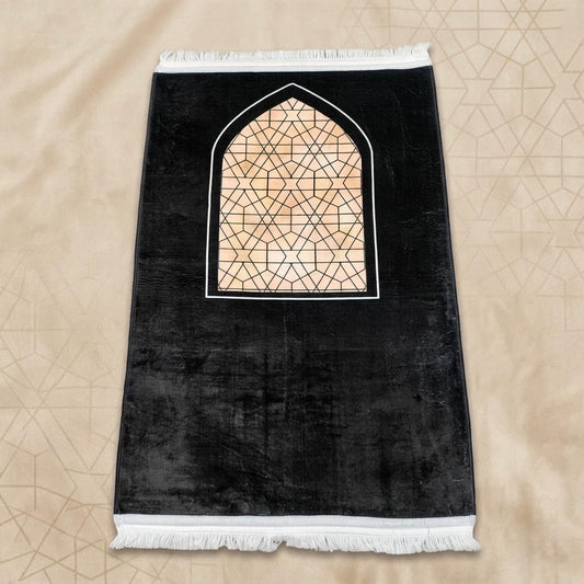 Silver Carpet Prayer Mat – Janamaz Sajadah | 70 x 110 cm