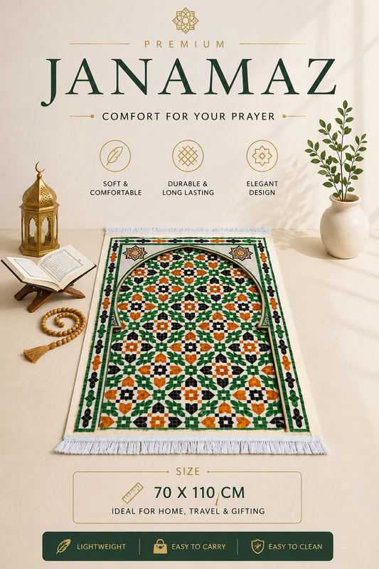 Silver Carpet Prayer Mat B4