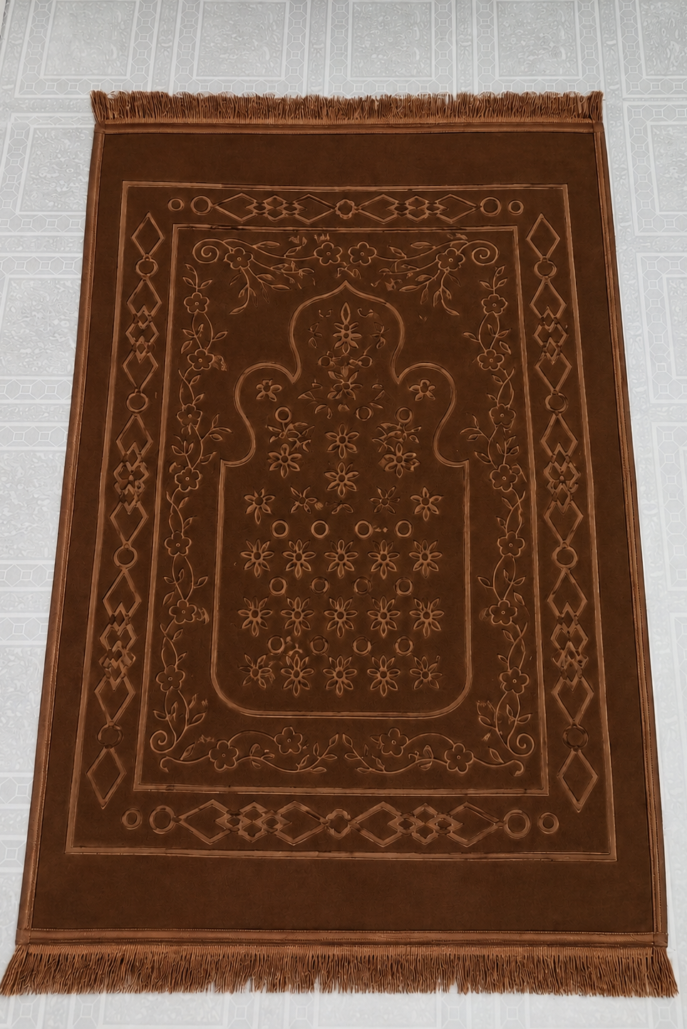 Self Embossed Prayer Mat (Jainamaz) – Premium Quality