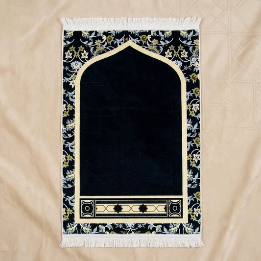 Silver Carpet Prayer Mat – Janamaz Sajadah | 70 x 110 cm