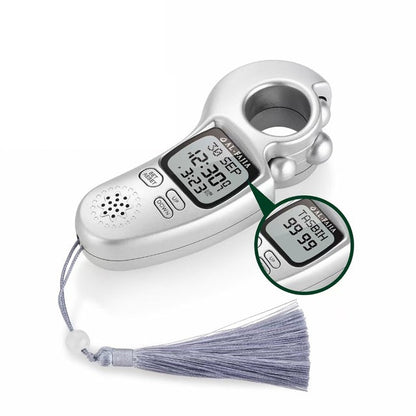 Digital Azan Tasbeeh Counter with Qibla & Hijri Calendar