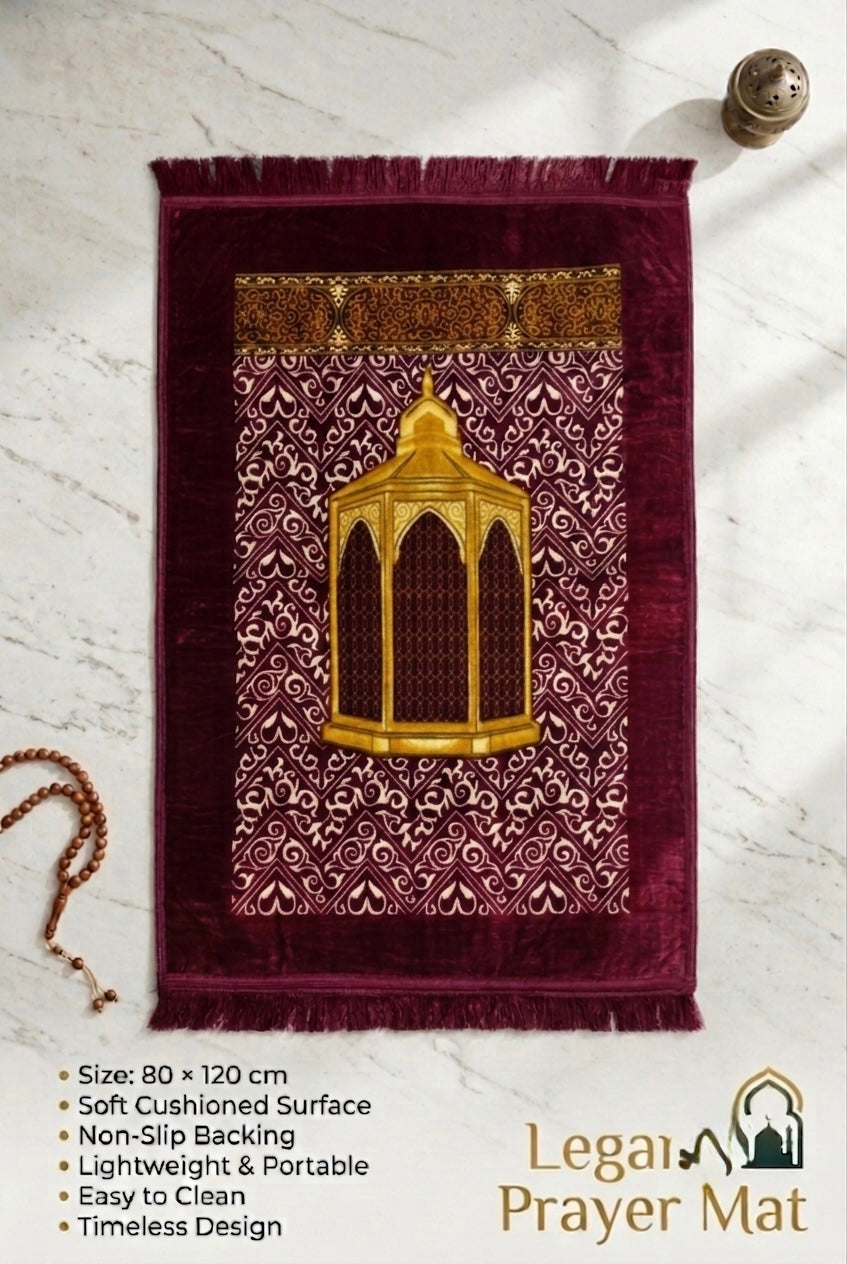 Legant Prayer Mat – Premium Comfort & Elegance | 80 × 120 cm