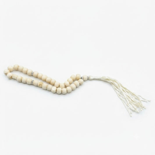 Enjeer 33 beads White Tasbih